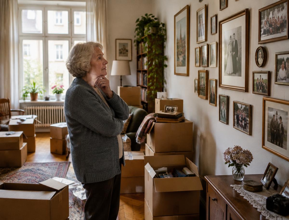 Altbauwohnung im 2. Obergeschoss vor dem Umzug